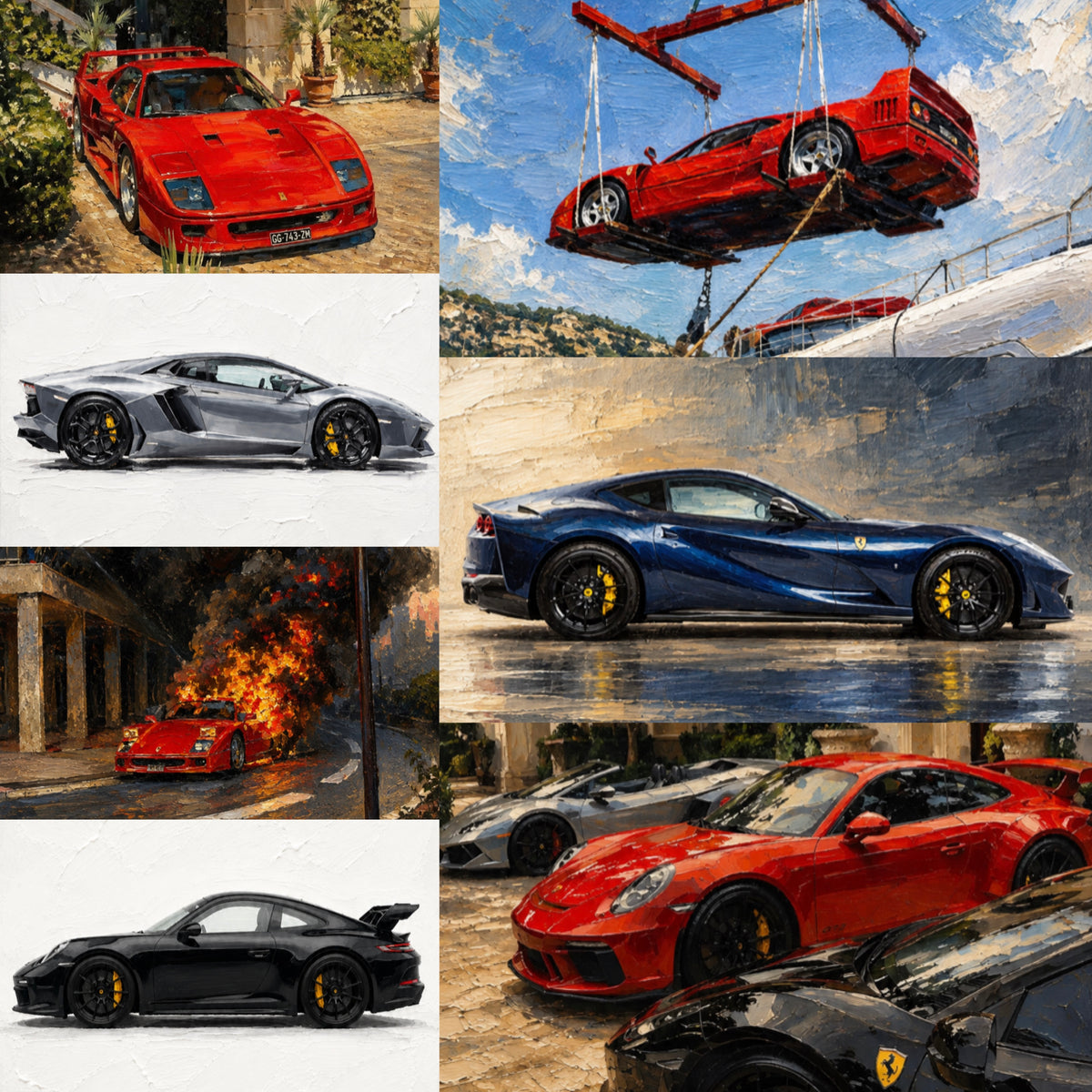 Car Collection - 7 Wallpapers (iPhone+Desktop)