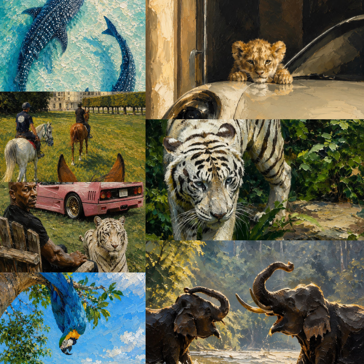 Animal Collection - 7 Wallpapers (iPhone+Desktop)